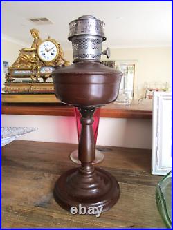 Aladdin Oil Lamp 21c MODEL PEDESTAL STAND NICE EXAMPLE BUY IT NOW