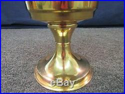 Aladdin Oil Lamp #23 Lox-on Brass Vintage Kerosene Light Mantle Table