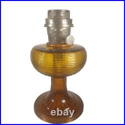 Aladdin Oil Lamp Amber Beehive Model B-82