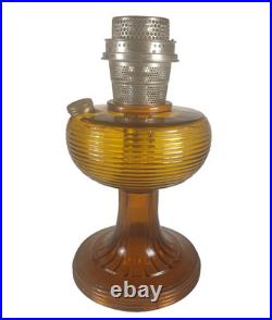 Aladdin Oil Lamp Amber Beehive Model B-82