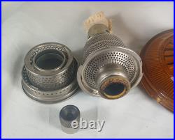 Aladdin Oil Lamp Amber Beehive Model B-82