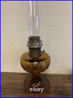 Aladdin Oil Lamp Amber Beehive Model B-82 Circa 1937-1938