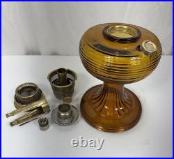 Aladdin Oil Lamp Amber Beehive Model B-82 Circa 1937-1938