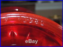 Aladdin Oil Lamp, B-62 Ruby Short Lincoln Drape