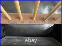 Aladdin Oil Lamp Chimney & Parts Display For Hardware Store Or Otherwise 1930s