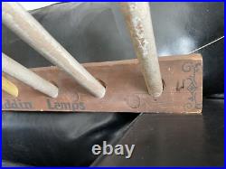 Aladdin Oil Lamp Chimney & Parts Display For Hardware Store Or Otherwise 1930s