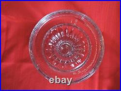 Aladdin Oil Lamp Clear Crystal Beehive Glass Oil Lamp Nu-Type Model Burner