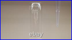 Aladdin Oil Lamp Corinthian B-104 Black Glass Foot Clear Font 1936 & Red Shade