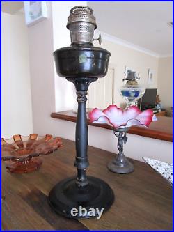 Aladdin Oil Lamp LARGE PEDESTAL STAND GREAT ANTIQUE LAMP 54cm BUY IT NOW