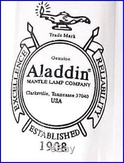 Aladdin Oil Lamp Lincoln Drape Emerald Green New Glass Kerosene Alladin Aladin