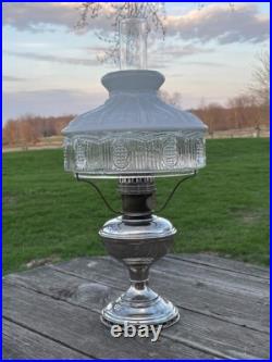Aladdin Oil Lamp, Lincoln Drape Shade, Mantle Lamp Co. Of America, No. 11