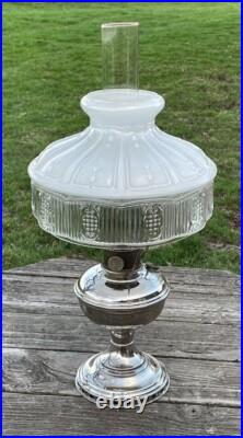 Aladdin Oil Lamp, Lincoln Drape Shade, Mantle Lamp Co. Of America, No. 11