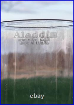 Aladdin Oil Lamp, Lincoln Drape Shade, Mantle Lamp Co. Of America, No. 11