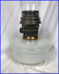Aladdin Oil Lamp Model B Hanging Lamp White Moonstone Circa 1936-37
