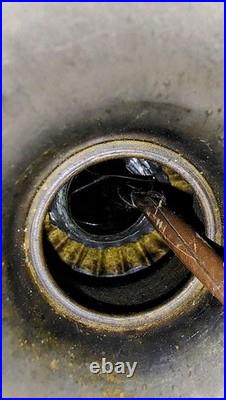 Aladdin Oil Lamp Nickel Lantern Lamp Model # 12 White Clear Shade Electrified