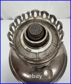 Aladdin Oil Lamp Nickel Plated Model 11 Circa 1922-1928