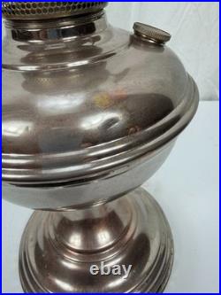 Aladdin Oil Lamp Nickel Plated Model 11 Circa 1922-1928