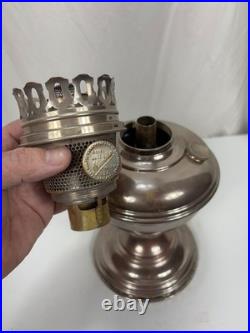Aladdin Oil Lamp Nickel Plated Model 11 Circa 1922-1928