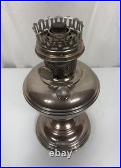 Aladdin Oil Lamp Nickel Plated Model 11 Circa 1922-1928