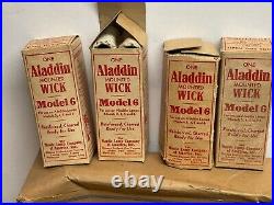 Aladdin Oil Lamp Parts Lot, Wicks, Burners, Risers, Spreaders, Screen, No. 6,8,11