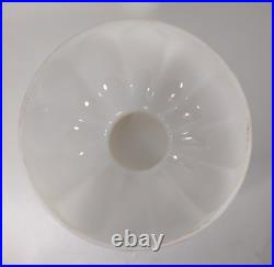 Aladdin Oil Lamp Pre-War Alacite Uranium Glass Body B-75 Tall Lincoln Drape VTG