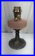 Aladdin Oil Lamp Queen with Rose Moonstone Font Model B-98 Circa 1937-39