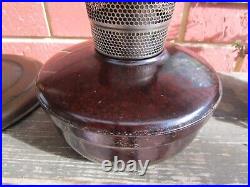Aladdin Oil Lamp -TABLE PEDESTAL LAMP 50cm TALL BAKELITE FONT BUY IT NOW #40