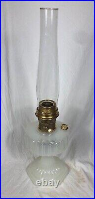 Aladdin Oil Lamp White Moonstone Corinthian Model B-110