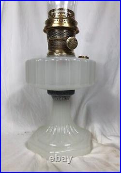 Aladdin Oil Lamp White Moonstone Corinthian Model B-110