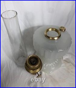 Aladdin Oil Lamp White Moonstone Corinthian Model B-110