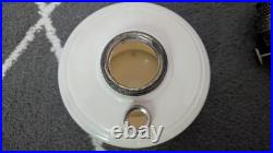 Aladdin Oil Shelf Lamp Alacite Uranium Glass Model B Burner Glows