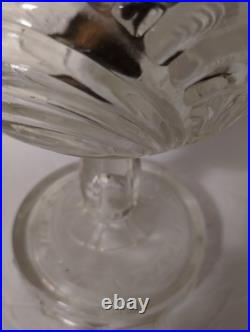 Aladdin Oil Table Lamp Green Crystal Glass Floral Shade Kerosene Stand Collec