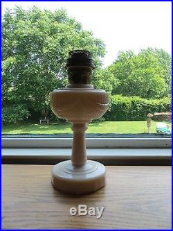 Aladdin Old Formula Alacite Tall Lincoln Drape Glass Kerosene Lamp