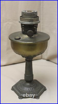 Aladdin Oriental Brass White Metal Oil Lamp Model B Burner