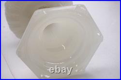 Aladdin Pastel White No 110 Moonstone Cathedrial Oil Lamp & Burner
