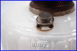 Aladdin Pastel White No 110 Moonstone Cathedrial Oil Lamp & Burner