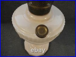 Aladdin Pre War Alacite Model B Tall Lincoln Drape Oil Lamp B-75 Uranium Glass