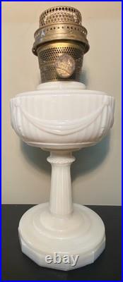 Aladdin Pre War Alactite Model B Tall Lincoln Drape Oil Lamp B-75 WithExtra Parts