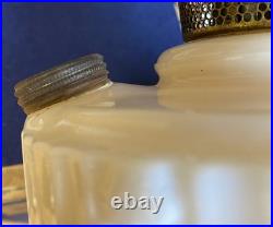 Aladdin Pre War Alactite Model B Tall Lincoln Drape Oil Lamp B-75 WithExtra Parts
