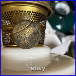 Aladdin Pre War Alactite Model B Tall Lincoln Drape Oil Lamp B-75 WithExtra Parts