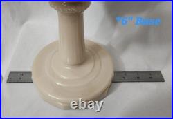 Aladdin Pre War Alactite Model B Tall Lincoln Drape Oil Lamp With Original Shade