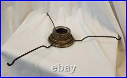 Aladdin Pre War Alactite Model B Tall Lincoln Drape Oil Lamp With Original Shade