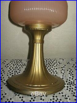 Aladdin Queen Lamp B98 Rose Moonstone With B Burner 1937-1939