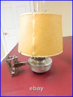 Aladdin Railroad Caboose Train Model 23 Vintage Kerosene Oil Lamp w Wall Bracket