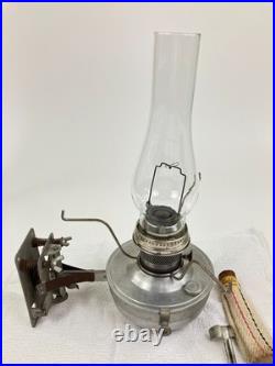 Aladdin Railroad Caboose Train Vintage Kerosene Oil Lamp Bracket Complete