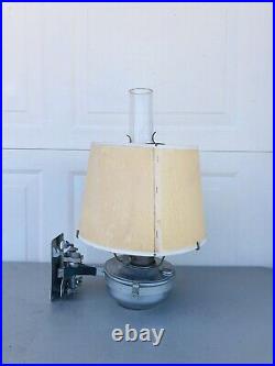 Aladdin Railroad Caboose Train Vintage Kerosene Oil Lamp Bracket with Shade