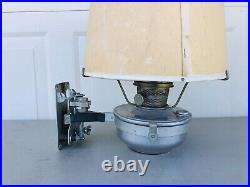 Aladdin Railroad Caboose Train Vintage Kerosene Oil Lamp Bracket with Shade