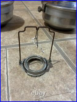 Aladdin Railroad Train Kerosene Mantle Lamp Set