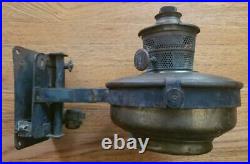 Aladdin Railroad Wall Mount Kerosene Oil Lamp Nu-TYPE B Pre WWII