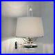 Aladdin Regency Clear Genie III Wall Lamp Nickel 12, White Parchment Shade